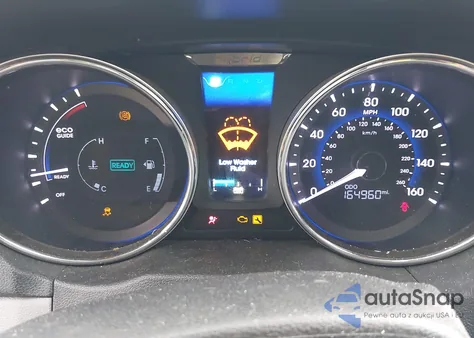 2013 Hyundai Sonata Hybrid из США, поврежденный, VIN KMHEC4A46DA072354